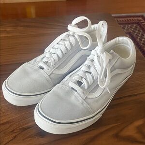 Vans Classic Light Gray Sneakers (men size 7/ women size 8.5)